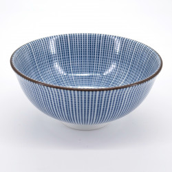 japanese white blue lines bowl Ø11,8cm SENDAN TOKUSA