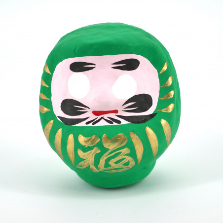 Bambola daruma verde salute giapponese, DARUMA, taglia a tua scelta