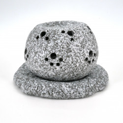japanese perfume burner for aromatherapy essential oils in stone GANZO