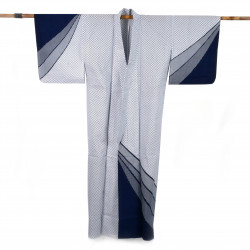 Japanese cotton prestige yukata for women GYOMÔ blue