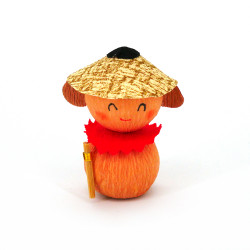 bambola giapponese, fatta di carta - okiagari, JIZO, protettivo
