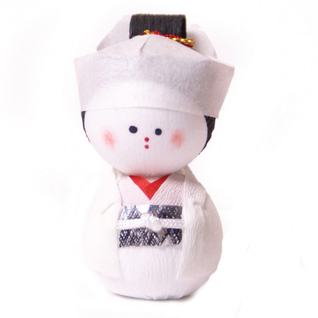 poupée japonaise okiagari doll HANAYOME, Jeune Mariée