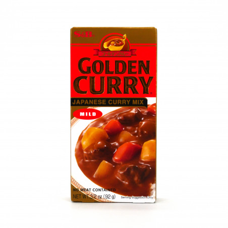 Mild Japanese curry, S&B GOLDEN CURRY, Slightly spicy curry bar