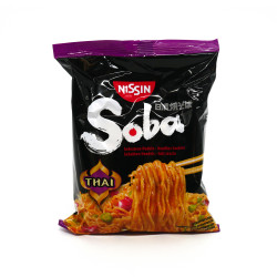 Bag of Instant Yakisoba Sautéed Noodles, Thai flavor, NISSIN