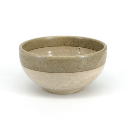 Ciotola per minestra in ceramica giapponese SHIRATSUYU, beige