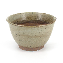Suribachi giapponese in ceramica marrone - SURIBACHI
