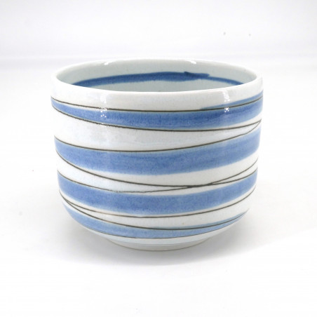 Japanese ceramic rice bowl, ŌSEN, white