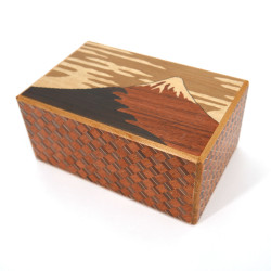 Caja secreta de marquetería tradicional Hakone Yosegi, 21 niveles FUJI TSUBAKI