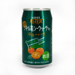 Vodka soda con 5% di limone piatto di Okinawa, ASEED ASTER FLAT LEMON, 350 ml
