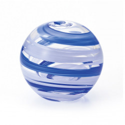 japanese glass vase, UMIKAZE, blue