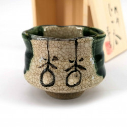 Traditioneller japanischer Sake-Keramikbecher - ORIBE