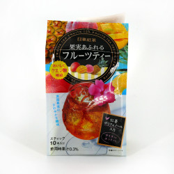 Tè giapponese istantaneo e bevanda alla frutta, TEA FRUITS, 10 cialde