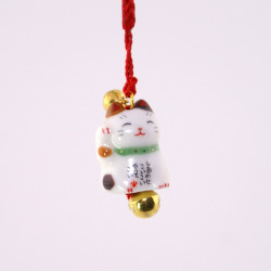 japanischer dekorativer katze haken für telefon, MANEKINEKO, tricolor