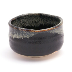 black bowl Japanese ceramic tea 43121