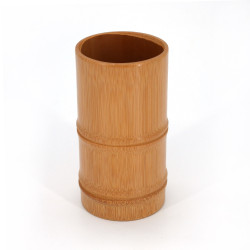 Bamboo storage pot, ZUNDO, 7.5x13.5cm