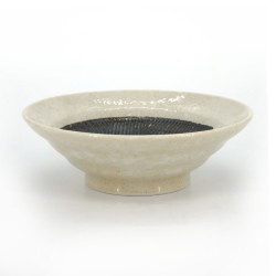 Ciotola giapponese in ceramica suribachi - SURIBACHI - beige