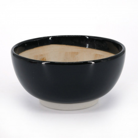 Ciotola suribachi in ceramica giapponese - SURIBACHI - nero