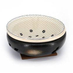 Japanese round terracotta barbecue, GURIRU