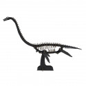 Black Brachiosaurus dinosaur model in cardboard, BURAKIOSAURUSU