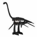 Modello di dinosauro Brachiosaurus nero in cartone, BURAKIOSAURUSU
