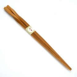 Coppia di bacchette intrecciate in bambù giapponese, NEJIRETA, 22,5 cm