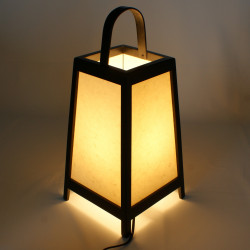 Japanese black table lamp ADIDA